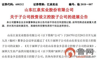 江泉實業子公司投資設立兩家控股子公司，拓展多元化布局應對盈利壓力